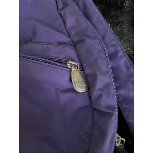 AMERIBAG Sling Bag Healthy Back Carry All Sling Bag Small Purple Soft Fabric - Picture 2 of 4